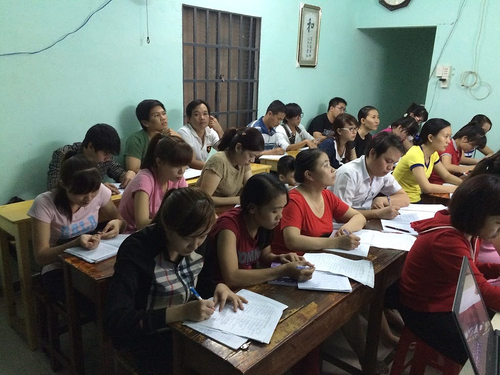 Lớp học đầu tiên của Hoa Ngữ Mỹ Xuân